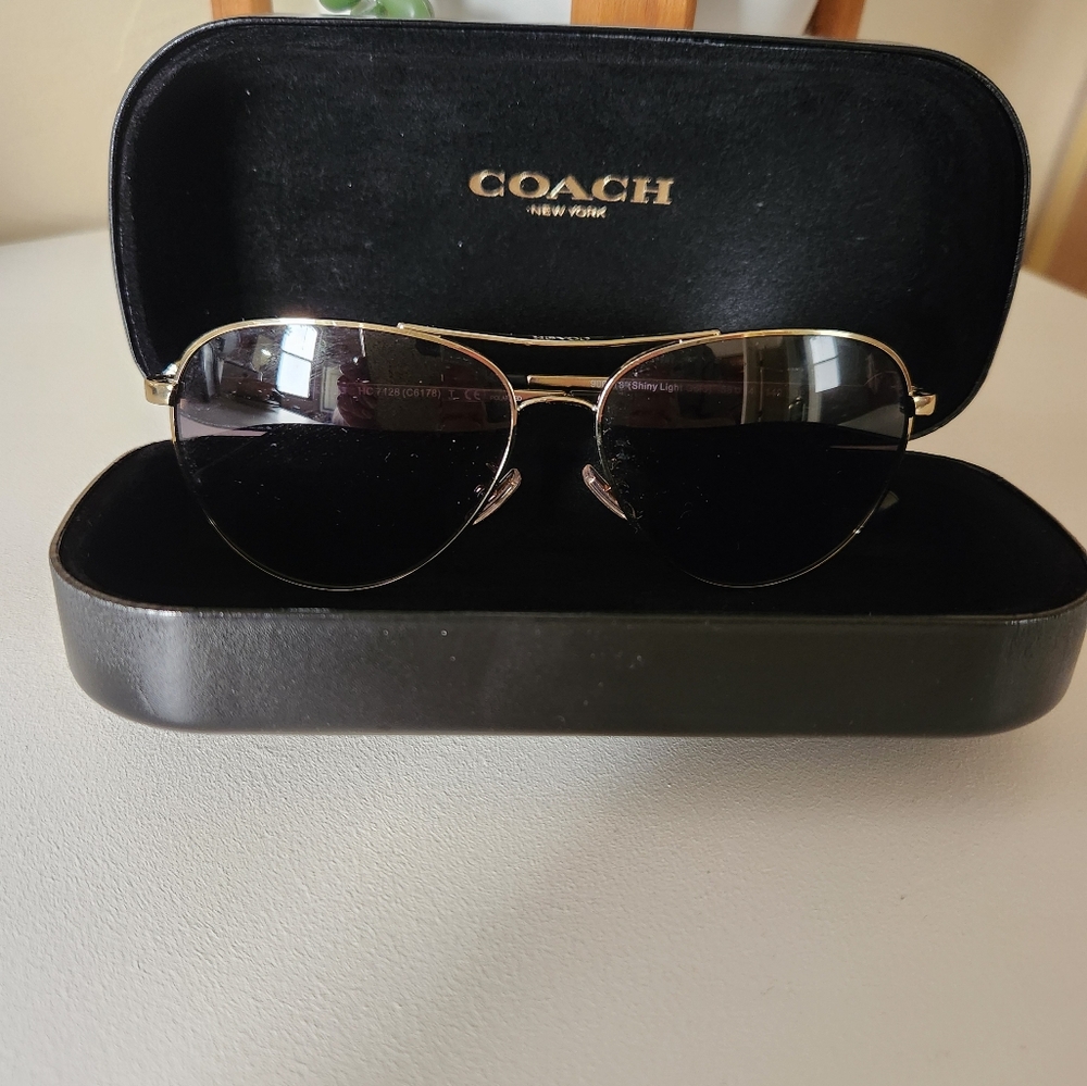 COACH Aviator Sunglasses